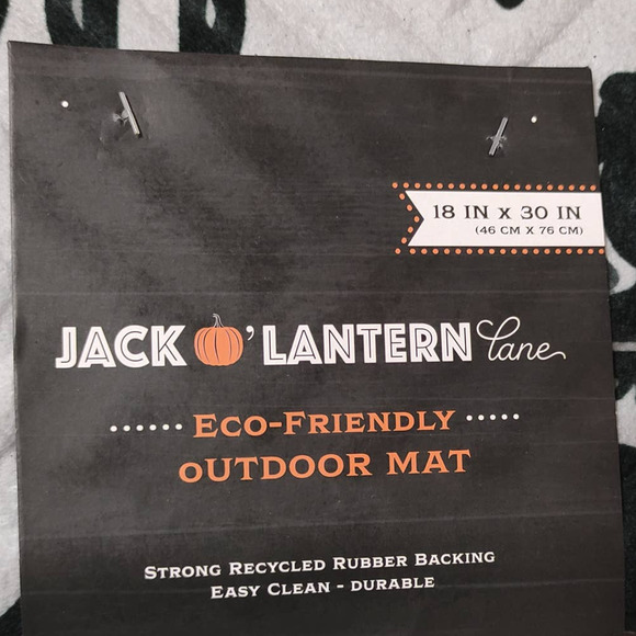 Jack O Lantern Lane "OUIJA" Spirit Board Outdoor Welcome Mat - Picture 2 of 2